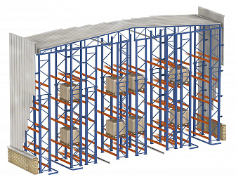 Самонесущие стеллажные конструкции