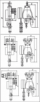 Таль электрическая цепная типа В101/B101M