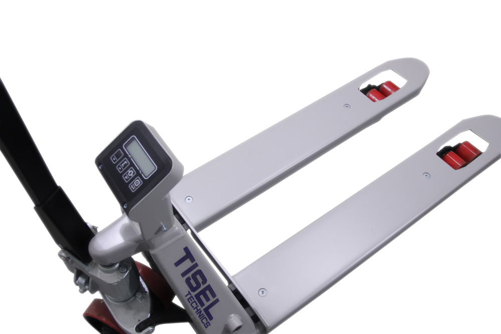 Тележка гидравлическая (рохля) T W20P TISEL Technics (Германия) 2000 кг, 1100х550 мм, с весами и принтером