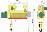	Таль электрическая канатная ВТЭ 200-551 в/п 36