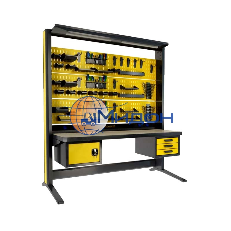 Стол слесаря-сборщика KronVuz Pro WP-3103-3SL