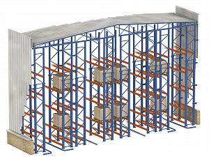 Самонесущие стеллажные конструкции