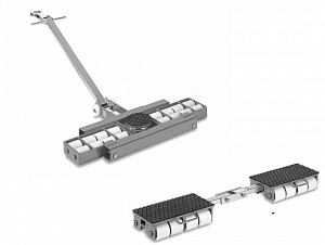 Роликовая платформа (подводная опора) TISEL Technics RSS36 (36т) комплект: 1 поворотная + 2 неповоротные