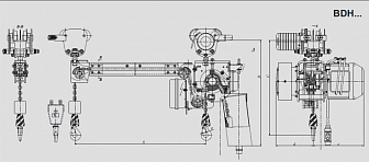 Электрический цепной тельфер BDH 094 M